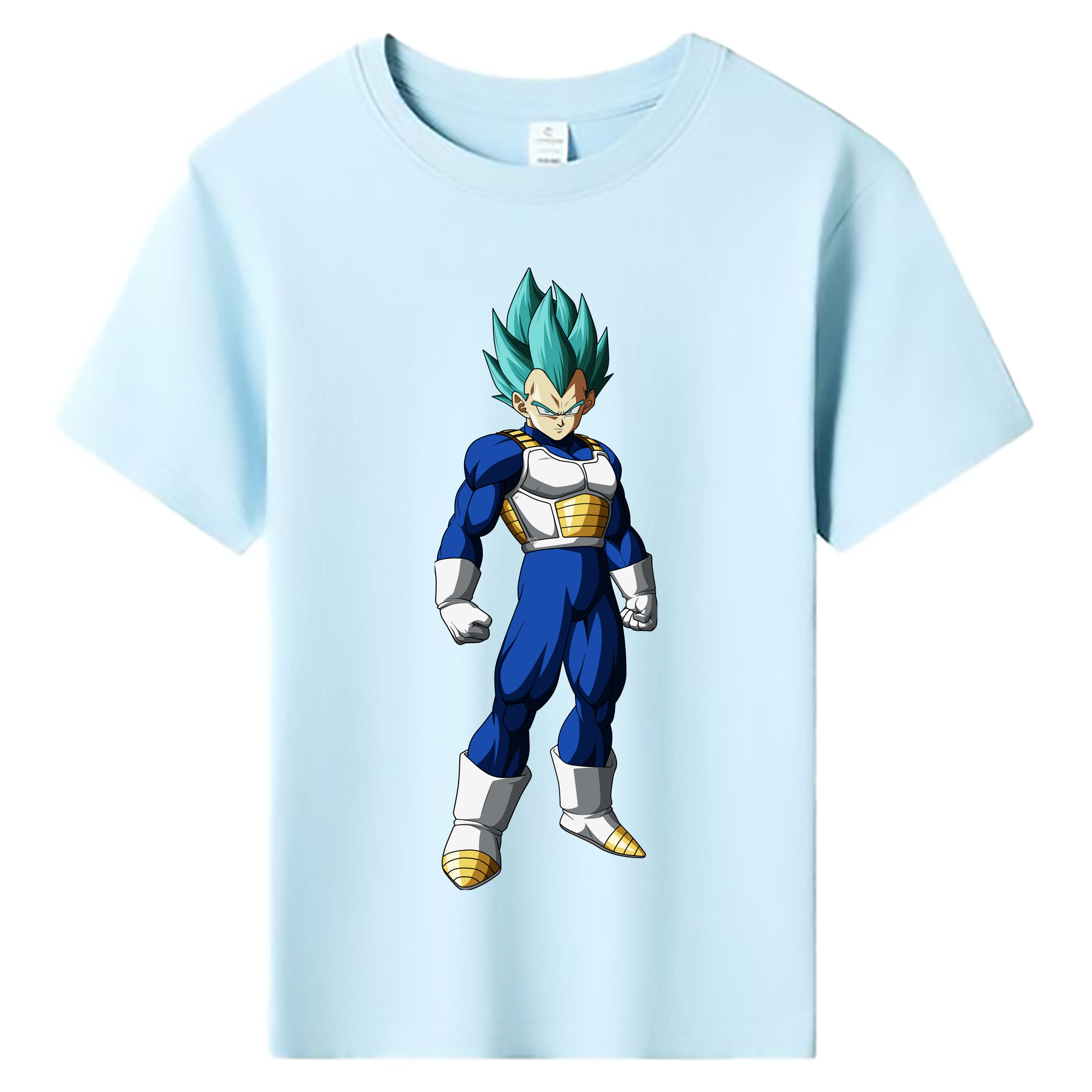 （画像用） ドラゴンボール ベジータ四世（Bejīta Yonsei）DRAGON BALL Vegeta IV 綿100％キッズTシャツ（フロントプリント）